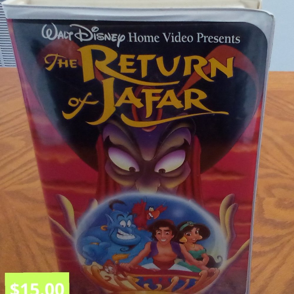 THE RETURN OF JAFAR WALT DISNEY VHS